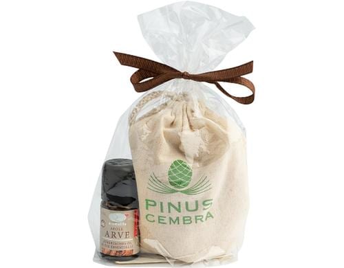 Aromalife Geschenkset Arve Duftsäckchen m. ätherisches Öl 5ml Arve Bio