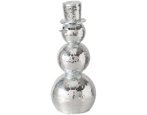 Boltze Schneemann Disco 50x22cm
