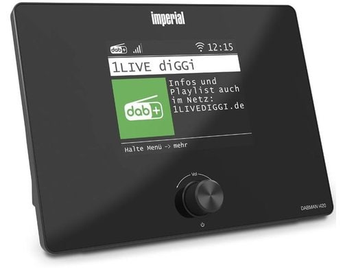 Imperial Digitalradio-Adapter DABMAN i420 Schwarz, BT, Farbdisplay