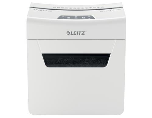 Leitz Aktenvernichter IQ Protect Premium 6X P-4, 6 Blatt, grau/weiss