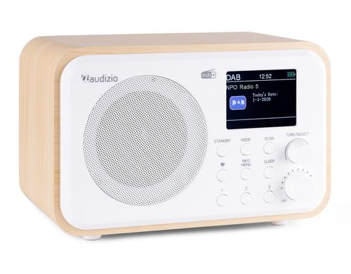Audizio Milan DAB+ Radio mit BT u. FM, weiss