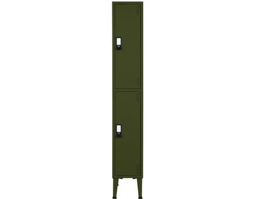 Bi-Office Storage Locker, 2-türig grün, 190x30x50cm