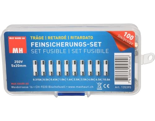 Max Hauri Feinsicherungs-Set 5x20mm träge