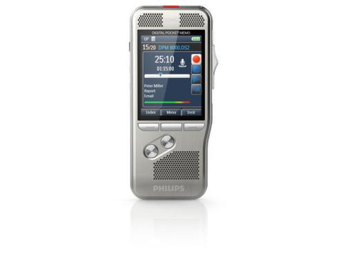 Philips Digital Pocket Memo 8000 digitales Diktiergerät, Schiebeschalter INT