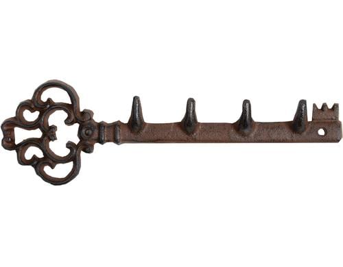 Esschert Design Schlüsselhänger Gusseisen, L 2.5 x B 29.3 x H 9.4 cm