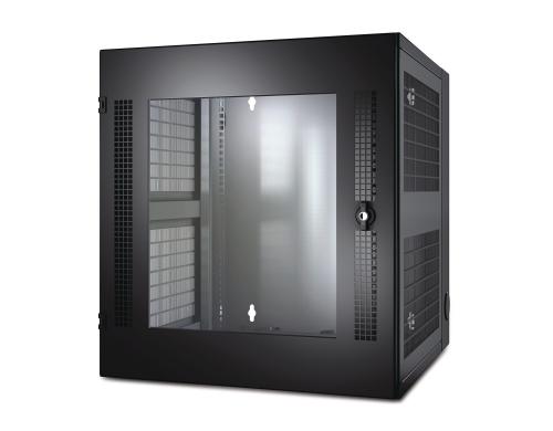 APC NetShelter WX 13U, Wandschrank, 13HE BxTxH 584x631x663mm, schwarz, Glastür