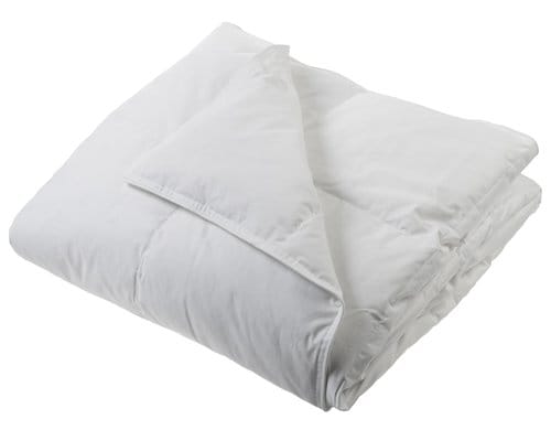 COCON Duvet Daunen 160x210cm Weiss, 60% Daunen, 40% Federn, Füllung 500g
