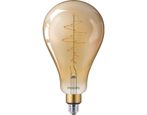 Philips LED Giant 40W E27 G160 470lm 2000K DIM, Gold Tönung