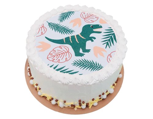 Tortenaufleger Dino Durchmesser 18 cm