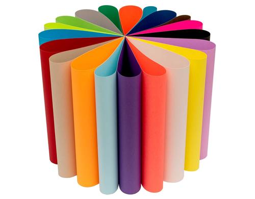 Rico Design Bastelpapier A3 farbig 1 Block à 20 Blat, 160gm2