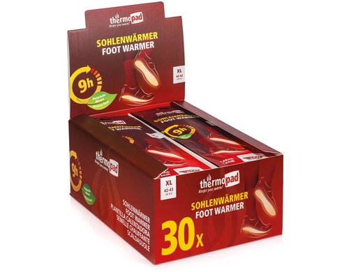 Thermopad Sohlenwärmer XL 30er-Pack, Grösse 42-43