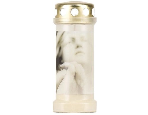 Chalet Grabkerze Engel Grösse: 17.3 x 6.7 cm