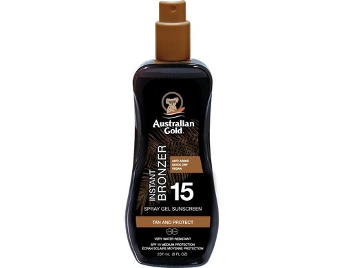AustralianGold Spray Gel mit Bronzer SPF15 237 ml