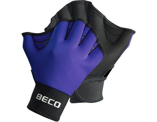 BECO AquaHandschuh blau L mit Klettverschluss