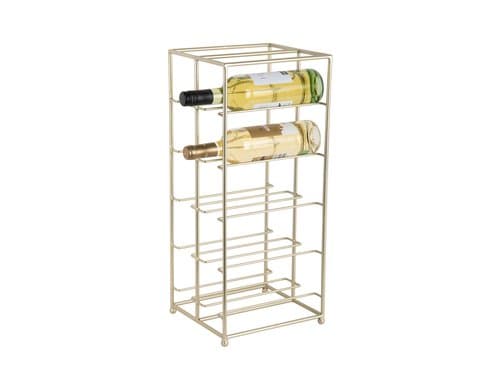 present time Weinregal Duo Floor Eisen, 57x25cm, Gold