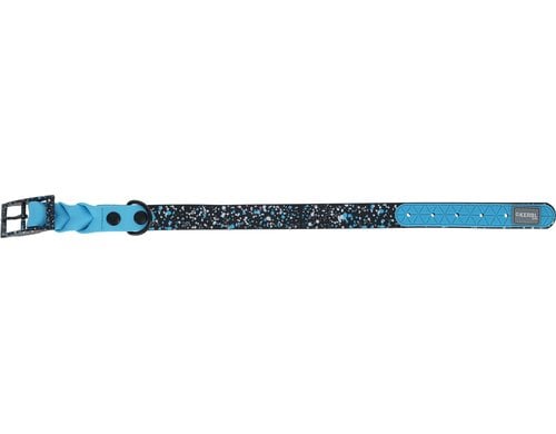 Kerbl Halsband Lima, blau/schwarz 2.5x36 - 45 cm
