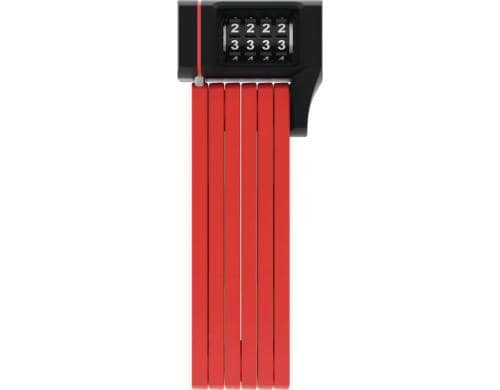 Abus Faltschloss uGrip Bordo Combo 5700/80 Code m.Halter SH 5700/80 rot