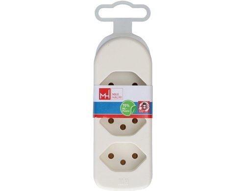 Abzweigstecker ADAPT 3xT13, drehbar drehbar 320°, weiss