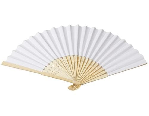 Hobbyfun Fächer 20 cm, weiss