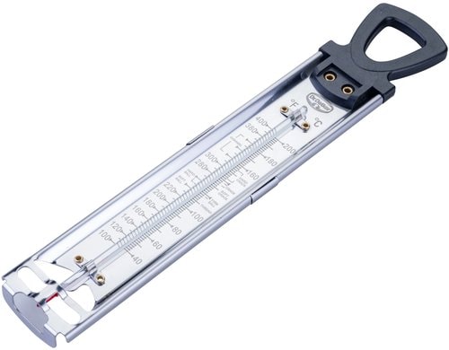 Dr. Oetker Zuckerthermometer Edelstahl/PP/Borosilkatglas
