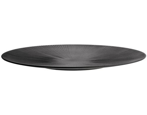 APS Servierplatte Nero Durchmesser: 50 cm, Schwarz