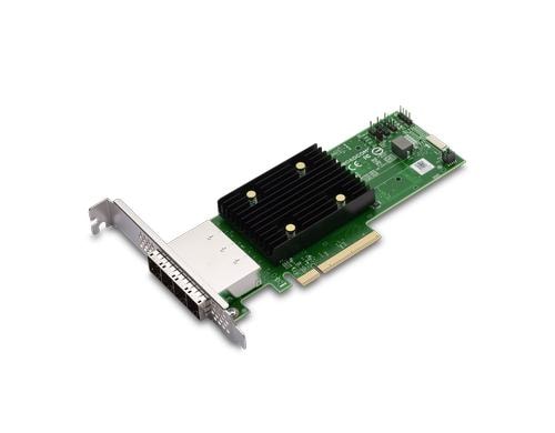 Broadcom 9500-16e:16-Port HBA 4xSFF-8644, LP, PCI-Ex8 V4, SATA,SAS,NVME