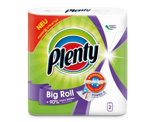 Plenty Big Roll Haushaltspapier weiss 2 Rollen à 86 Blatt