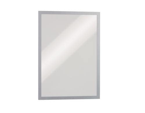 Durable Duraframe Magnetic A3 metall silber 5 Stück, magnetische Informationsrahmen