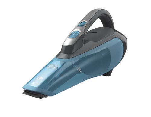 BLACK+DECKER Akku-Handsauger Nass/Trocken Titan/blau, 21.6 Wh, 10.8V