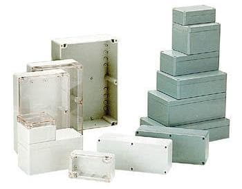 Velleman G302 abgedichtetes ABS-Gehäuse Dunkelgrau, 64x58x35mm (LxBxH)
