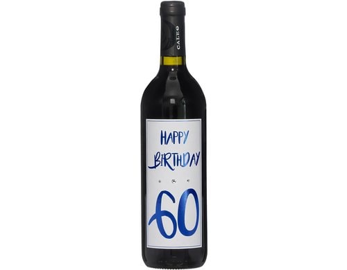 Dreams and Fantasy Rotwein Happy Birthday 60, blau, 75cl