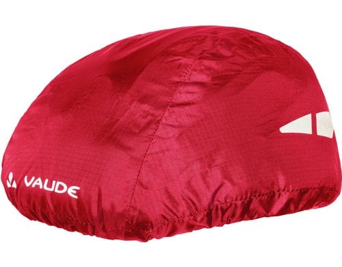 Vaude Helm Regenüberzug red, one size
