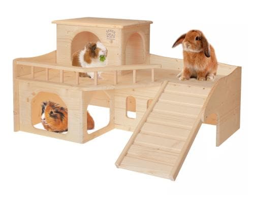 Resch Kaninchenschloss mit grosser Terrasse 65x39.5 x50cm