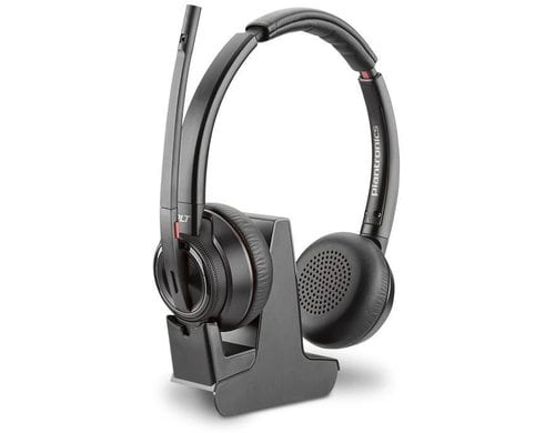 Poly Savi 8220 Headset,Duo,DECT with Charging Cradle