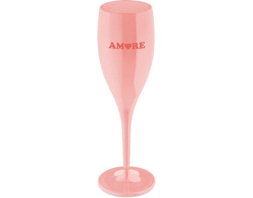 Koziol Sektglas Cheers Amore sweet pink , 100 ml