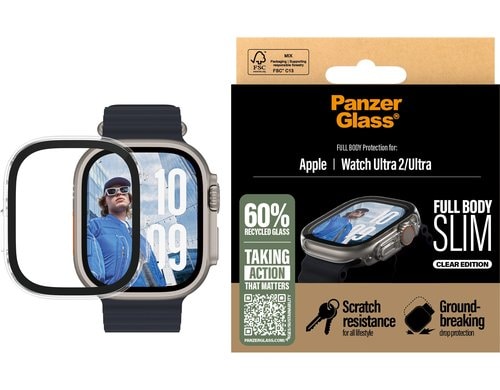 PanzerGlass Full Body Case Slim Transparent für Apple Watch Ultra 2 23/24