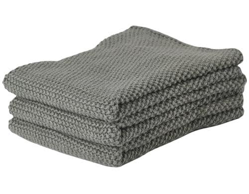 Zone Abwaschlappen 3er Set Olive Grün 100% Baumwolle, 27x27cm