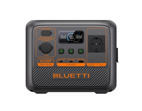 Bluetti AC50P Power Station 700W 504Wh / 6.9kg - Mobile Power Station