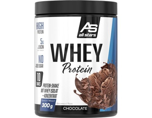 All Stars Whey Protein 100% Chocolate, 300 g