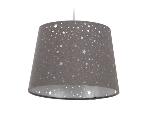 Relaxdays Kinderzimmerlampe Sterne Grau