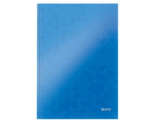 Leitz Notizbuch WOW blau, A4, liniert