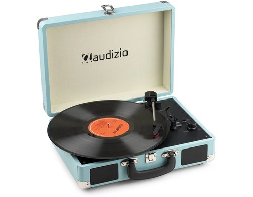 Audizio RP116BL Plattenspieler im Koffer mit BT, blau