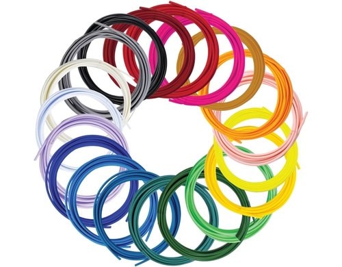 3Doodler Filament Flow PLA, 20 Farben x 3m
