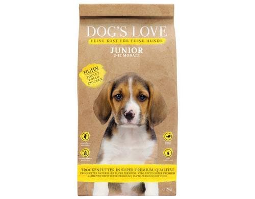 Dogs Love Trockenfutter Junior Huhn, 2kg