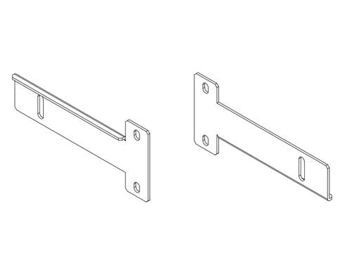 APC Easy BRKT Montagewinkel 7BTM04 schwarz, 3-4FT INSIDE, 1 Paar