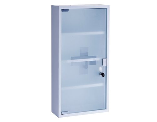 Zeller Present Erste Hilfe Schrank Metall, 30x12x60 cm