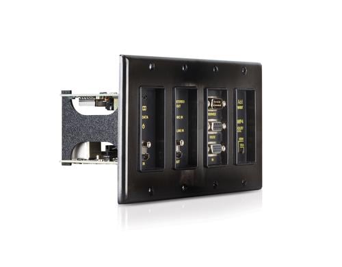 Just Add Power VBS-HDIP-718WP4-B IP Transm. Wand 4er, HDMI/VGA USB 4K, Schw