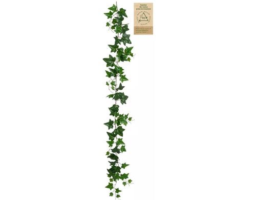 Botanic-Haus Efeugirlande, Grün 150x20 cm (LxB), recycelter Kunststoff