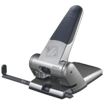 Leitz Extrastarker Registraturlocher silber, 65 Blatt, Metall