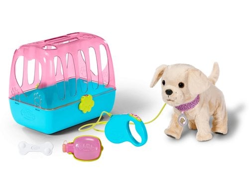 BABY born Mein Hund Lucky mit Transportbox